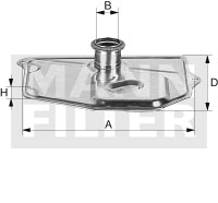 Filtr převodovky Mann H 2538