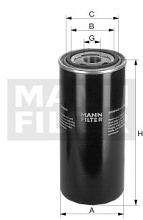 Olejový filtr Mann WD 13 145/4