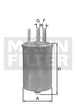 Palivový filtr Mann WK 8039