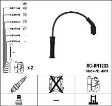 Sada kabelů pro zapalování NGK RC-RN1203