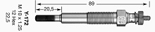 Žhavící svíčka NGK Y-172