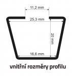 Střešní nosič SCALA zámek ALU DIH