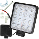 LED prostorové světlo 12/24V, 16xLED, čtvercové MAR-POL