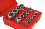 Hlavice nástrčné Torx E4 - E24, 1/2", 3/8", 1/4", sada 14 ks MAR-POL