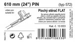 Stěrač FLAT BULK (PIN) 24"/610mm