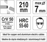 Kleště štípací boční 210 mm