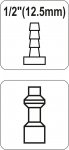 Rychlospojka 1/2" 10mm