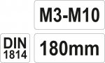 Vratidlo pro závitníky M3 - M10